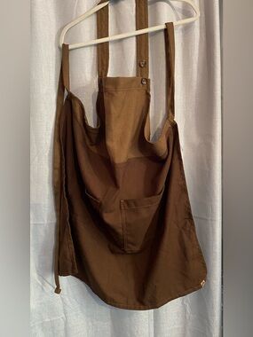 Chef works Men's Brown Canvas Apron with Front Pocket